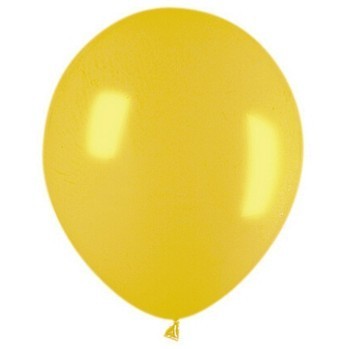 Gold Latex Balloon Helium Inflated