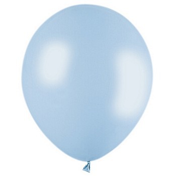 Pastel Blue Latex Balloon Helium Inflated