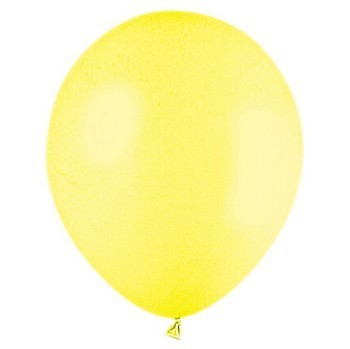 Pastel Yellow Latex Balloon Helium Inflated