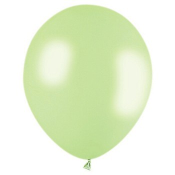 Pastel Lime Green Latex Balloon Helium Inflated
