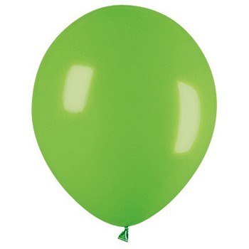 Lime Latex Balloon Helium Inflated