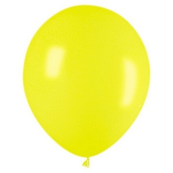 Yellow Latex Balloon Helium Inflated