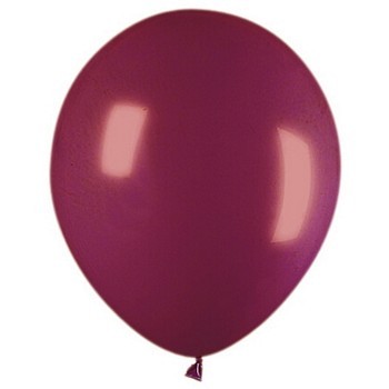 Burgundy Latex Balloon Helium Inflated