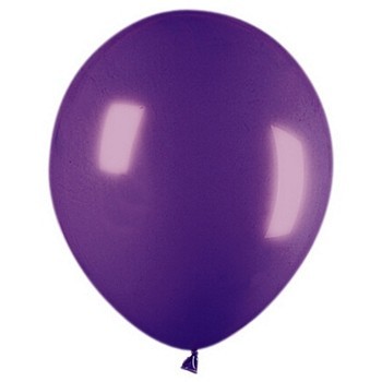 Purple Latex Balloon Helium Inflated