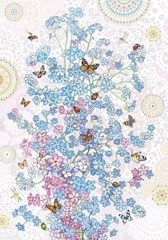 Forget Me Not Greeting Card B3
