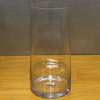 Glass Vase Cylinder 28H 12W