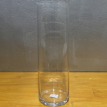 Cylinder Glass Vase 38H 12W