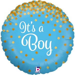It's A Boy Foil Balloon