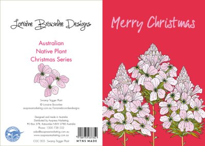 Swamp Trigger Plant Native Plant Christmas Cards